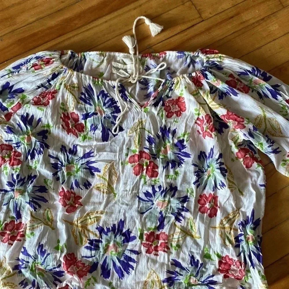 Denim & supply boho  floral‎ top